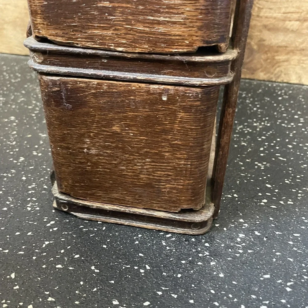 Ornate Handles Oak 2 DRAWERS With FRAMES SINGER TREADLE Sewing Machine Crafter